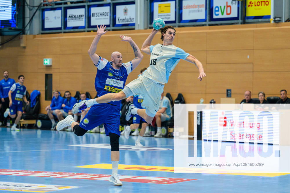 Miro Schluroff, VfL Gummersbach, 15, Dominik Solak, ThSV Eisenach, 30 GER, ThSV Eisenach vs. VfL Gummersbach, 1st Opel Handball Bundesliga, Handball, Matchday 9, 2026–2027 Season, 8:00 p.m., October 16, 2026 GER, ThSV Eisenach vs. VfL Gummersbach, 1st Opel Handball Bundesliga, Handball, Matchday 9, 2026–2027 season, 8:00 p.m., October 16, 2026, Eisenach
