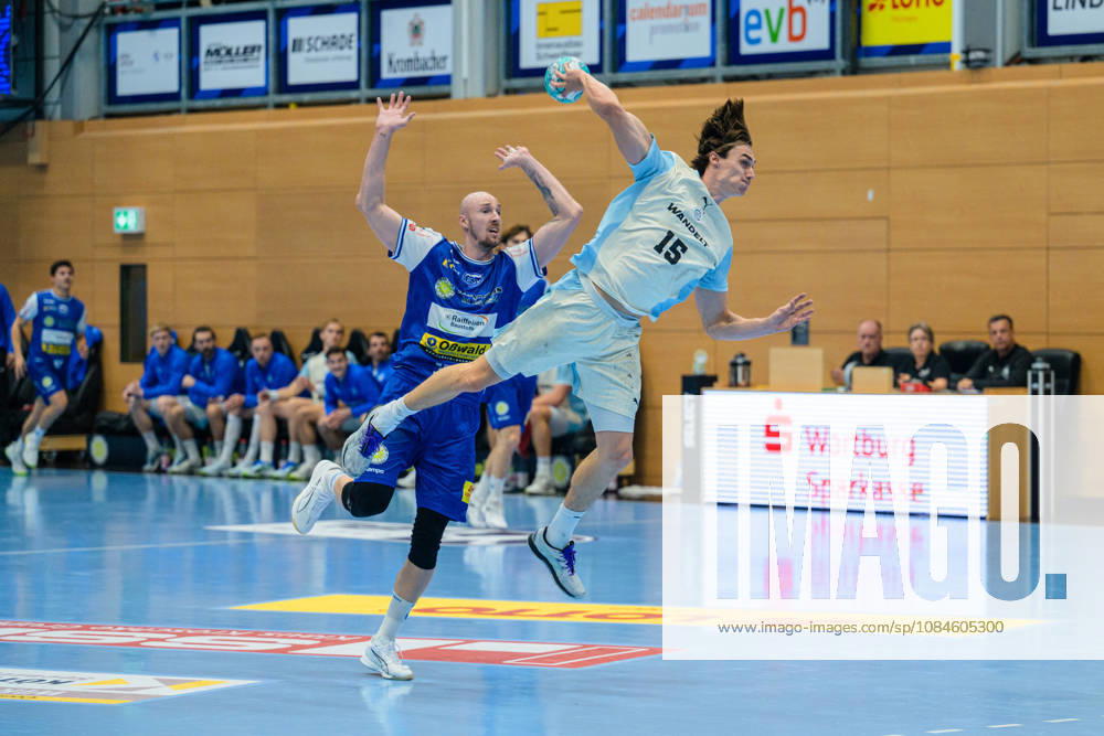 Miro Schluroff, VfL Gummersbach, 15, Dominik Solak, ThSV Eisenach, 30 GER, ThSV Eisenach vs. VfL Gummersbach, 1st Opel Handball Bundesliga, Handball, Matchday 9, 2026–2027 Season, 8:00 p.m., October 16, 2026 GER, ThSV Eisenach vs. VfL Gummersbach, 1st Opel Handball Bundesliga, Handball, Matchday 9, 2026–2027 season, 8:00 p.m., October 16, 2026, Eisenach