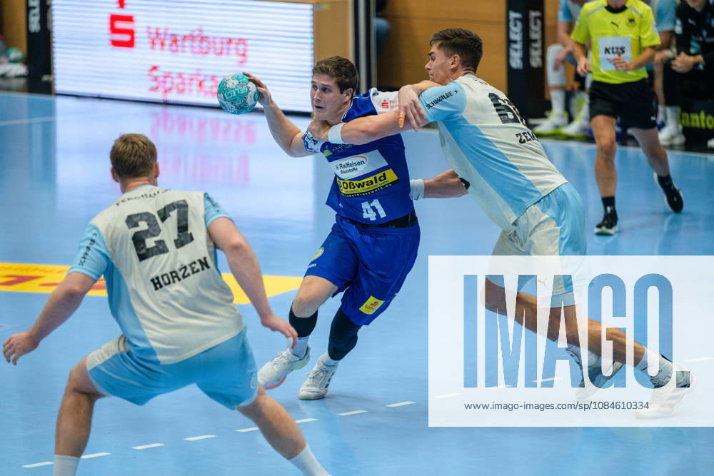Vukasin Antonijevic, ThSV Eisenach, 41; Kristjan Horzen, VfL Gummersbach, 27; Stepan Zeman, VfL Gummersbach, 66 (GER), ThSV Eisenach vs. VfL Gummersbach, 1st Opel Handball Bundesliga, Handball, Matchday 9, 2026–2027 season, 8:00 p.m., October 16, 2026, GER, ThSV Eisenach vs. VfL Gummersbach, 1st Opel Handball Bundesliga, Handball, Matchday 9, 2026–2027 season, 8:00 p.m., October 16, 2026, Eisenach