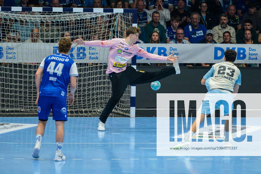 Mats Grupe, ThSV Eisenach, 25; Nikola Roganovic, VfL Gummersbach, 23; Stephan Seitz, ThSV Eisenach, 44 (GER), ThSV Eisenach vs. VfL Gummersbach, 1st Opel Handball Bundesliga, Handball, Matchday 9, 2026–2027 season, 8:00 p.m., October 16, 2026 GER, ThSV Eisenach vs. VfL Gummersbach, 1st Opel Handball Bundesliga, Handball, Matchday 9, 2026–2027 season, 8:00 p.m., October 16, 2026, Eisenach