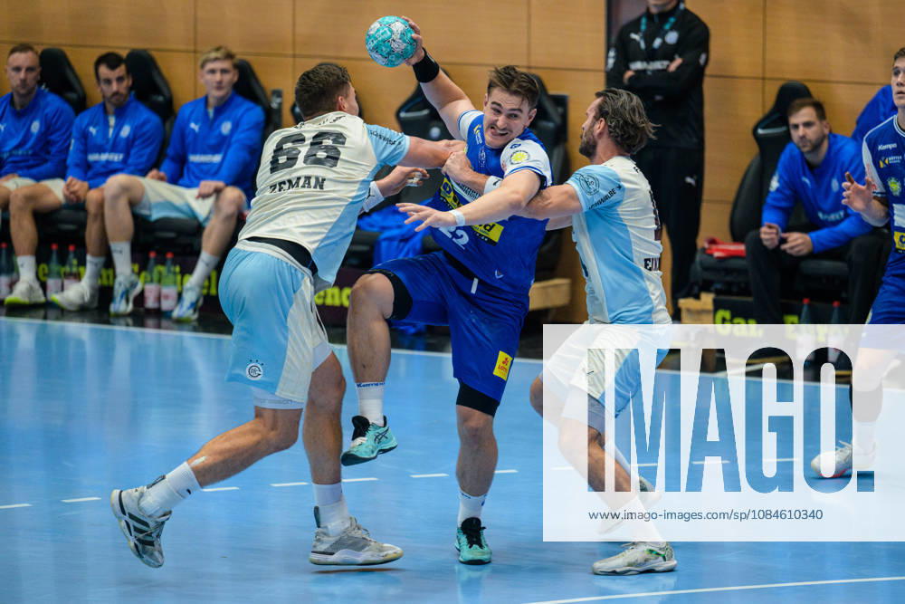 Felix Aellen (ThSV Eisenach), 22, Stepan Zeman (VfL Gummersbach), 66, Teitur Oern Einarsson (VfL Gummersbach), 14 GER, ThSV Eisenach vs. VfL Gummersbach, 1st Opel Handball Bundesliga, Handball, Matchday 9, 2026–2027 season, 8:00 p.m., October 16, 2026 GER, ThSV Eisenach vs. VfL Gummersbach, 1st Opel Handball Bundesliga, Handball, Matchday 9, 2026–2027 season, 8:00 p.m., October 16, 2026, Eisenach