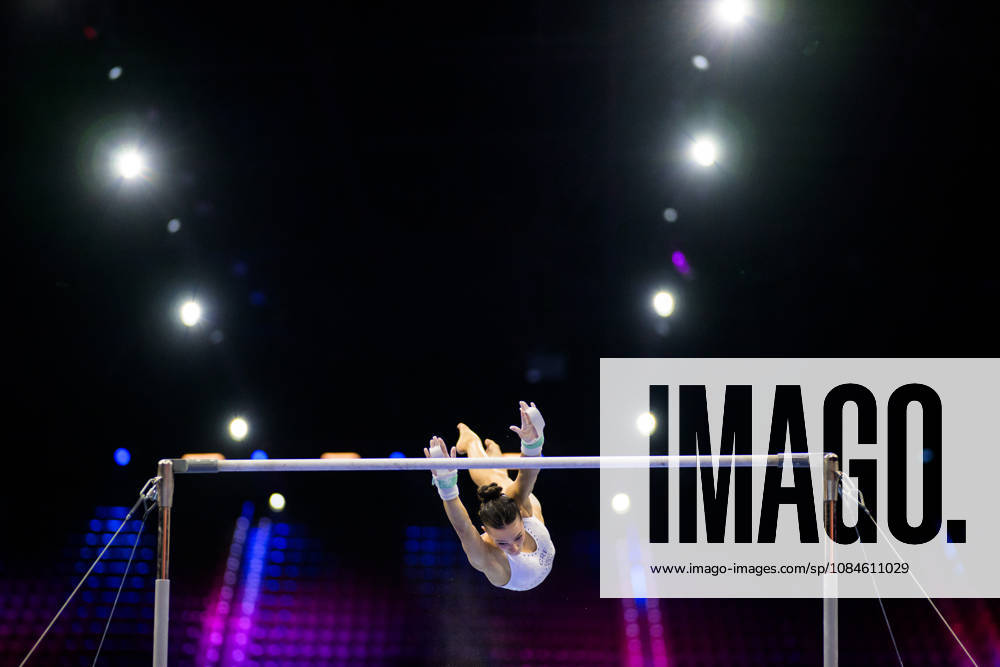 Elvira Katsali of Greece at a women’s podium training session during Day 1 of the 2026 Artistic Gymnastics World Championships on October 16, 2026 in Rotterdam. Photo by Joel Marklund, BILDBYRÅN. Code: JM JM0858 bbeng artistic gymnastics gymnastics world championships women’s