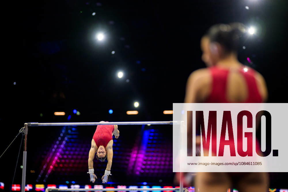 Abigail Martin of Great Britain at a women’s podium training session during Day 1 of the 2026 Artistic Gymnastics World Championships on October 16, 2026 in Rotterdam. Photo by Joel Marklund, BILDBYRÅN. Code: JM JM0858 bbeng artistic gymnastics gymnastics world championships women’s