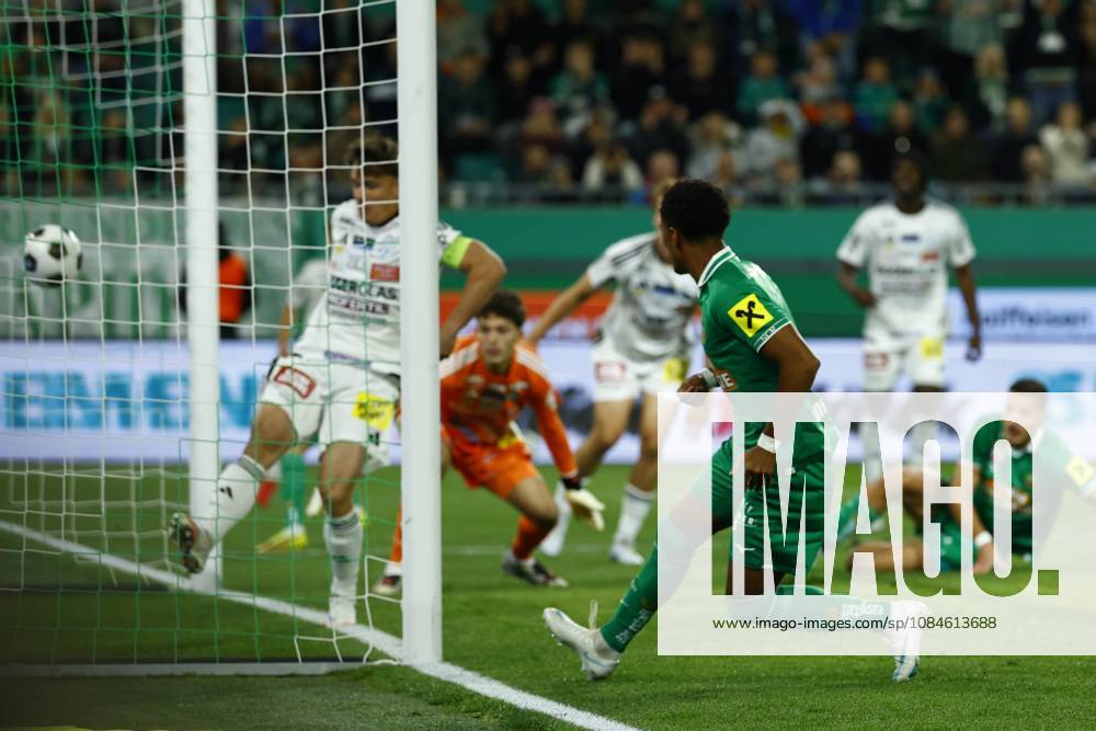 Austrian Bundesliga 2026 27 matchday 9 match between SK Rapid Wien and TSV Hartberg at Allianz Stadion on October 16, 2026 in Vienna, Austria. VIENNA, AUSTRIA - OCTOBER 16: Petter Nosa Dahl of Rapid Wien score a goal during the Austrian Bundesliga 2026 27 matchday 9 round between SK Rapid Wien and TSV Hartberg at Allianz Stadion on October 16, 2026 in Vienna, Austria. VIENNA VIENNA, AUSTRIA Allianz Stadion SK Rapid Wien Allianz Stadion AUSTRIA