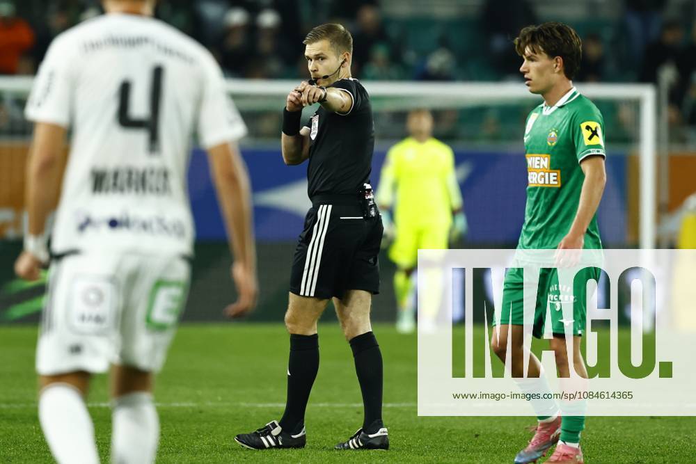 Austrian Bundesliga 2026 27 matchday 9 match between SK Rapid Wien and TSV Hartberg at Allianz Stadion on October 16, 2026 in Vienna, Austria. VIENNA, AUSTRIA - OCTOBER 16: Daniel Pfister looks on during the Austrian Bundesliga 2026 27 matchday 9 round between SK Rapid Wien and TSV Hartberg at Allianz Stadion on October 16, 2026 in Vienna, Austria. VIENNA VIENNA, AUSTRIA Allianz Stadion SK Rapid Wien Allianz Stadion AUSTRIA