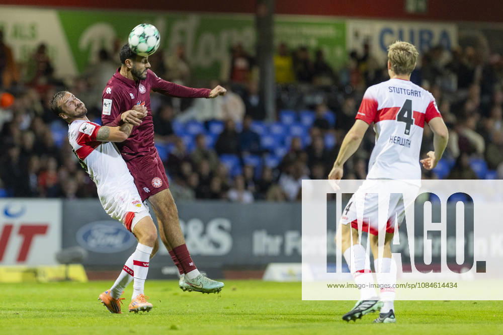 3rd Division, Fortuna Cologne vs. VfB Stuttgart U21, October 16, 2026; Hamadi Al Ghaddioui (Fortuna Cologne), 18; Dominik Nothnagel (VfB Stuttgart U21), October 29, 3rd Division, Fortuna Cologne vs. VfB Stuttgart U21, Matchday 10, on October 16, 2026, Südstadion, Cologne. DFB regulations prohibit any use of photographs as image sequences and or quasi-video content.