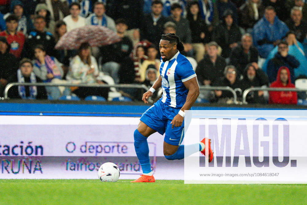 Adama Traore seen during LaLiga EA Sports 2026-27 matchday 9 game between Deportivo de A Coruna and Levante UD played at ABanca Riazor Stadium in A Coruna (Marta Lopez Ball Raw Images) A Coruna Estadio ABanca Riazor Spain