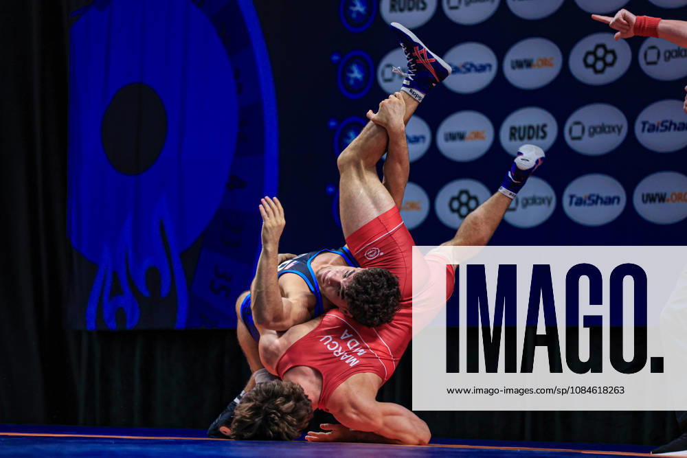 U23 World Championships, 74 kg Freestyle: Jayden James (USA) defeated Ion Marcu (MDA)