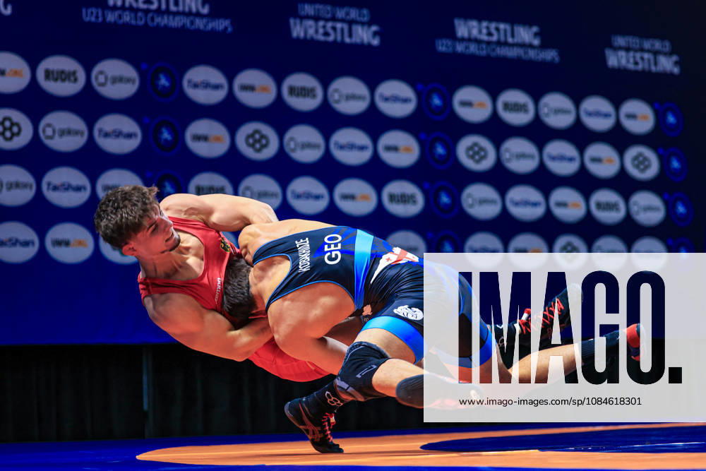 U23 World Championships, 74 kg Freestyle: Saba Kobakhidze (GEO) def. Manuel Wagin (GER)