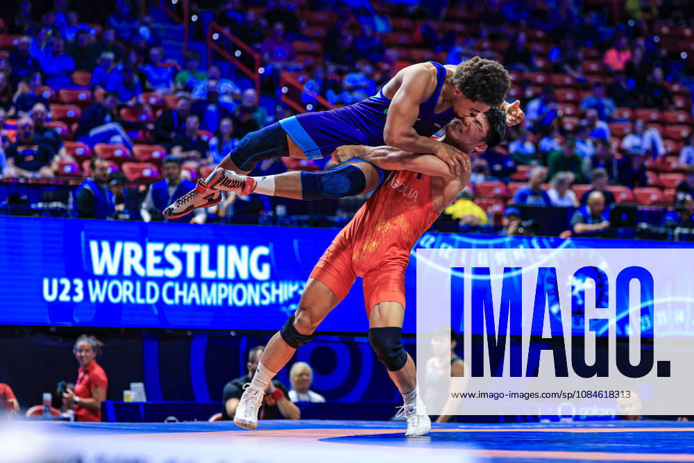 U23 World Championships, 86 kg Freestyle: Batbilguun Naadambat (MGL) def. Matteo Alcidio Louis Monteiro Furtado Tresse (CPV)