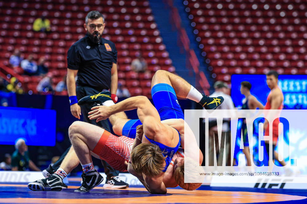 U23 World Championships, 86 kg Freestyle: Eugeniu Mihalcean (MDA) def. Aeoden James Sinclair (USA)