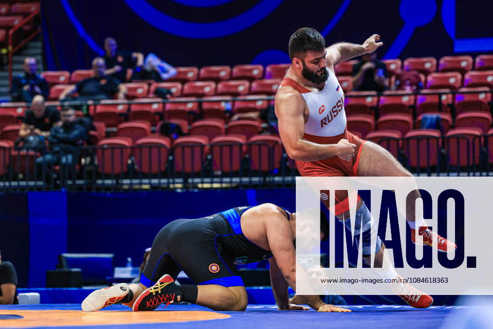 U23 World Championships, 125 kg Freestyle: Abolfazl Mohammad Mohammad Nezhad (IRI) def. Andrei Bestaev (RUS)