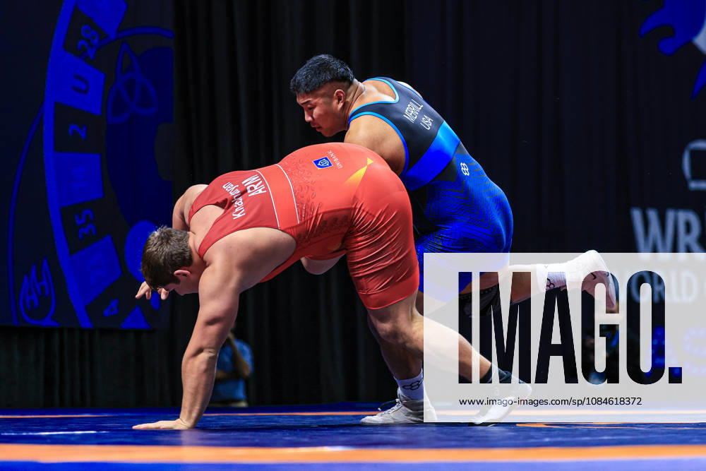 U23 World Championships, 125 kg Freestyle: Coby Lazo Merrill (USA) defeated Khachatur Khachatryan (ARM)
