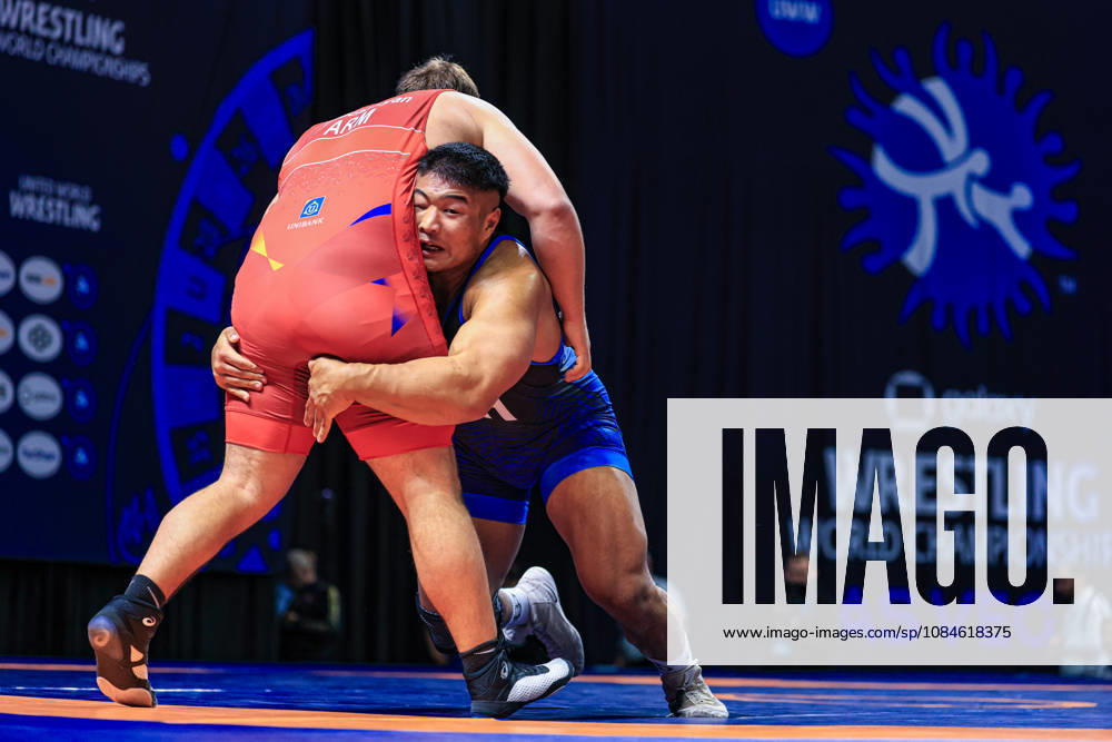 U23 World Championships, 125 kg Freestyle: Coby Lazo Merrill (USA) defeated Khachatur Khachatryan (ARM)