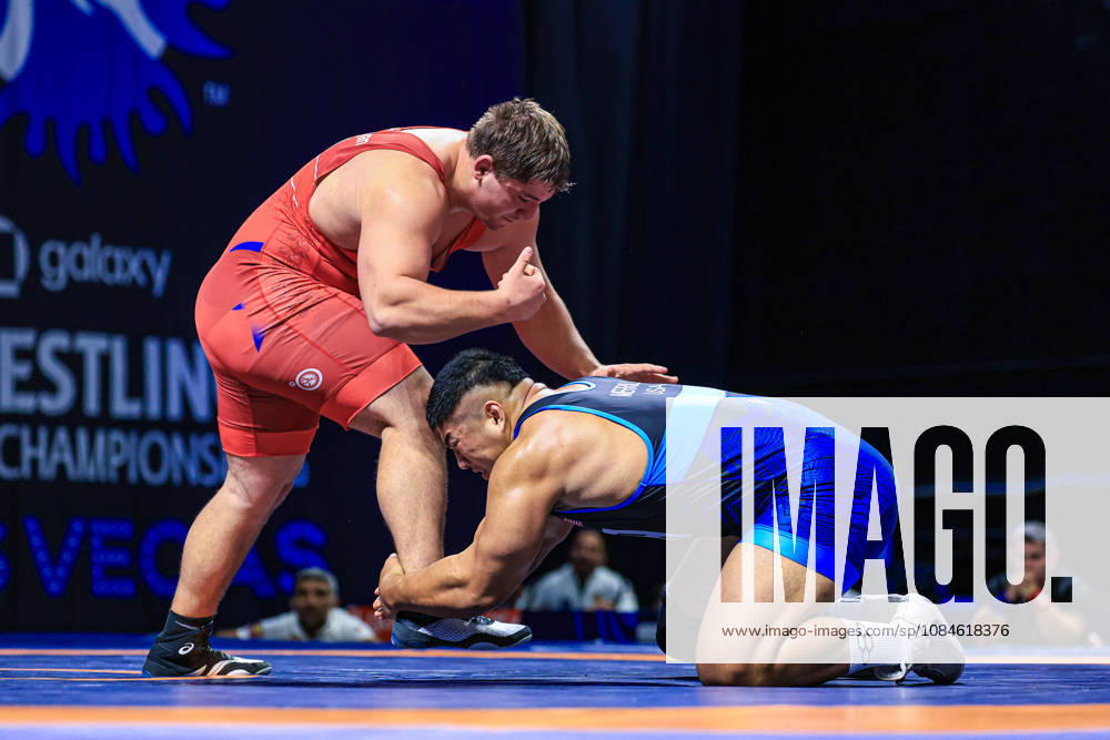 U23 World Championships, 125 kg Freestyle: Coby Lazo Merrill (USA) defeated Khachatur Khachatryan (ARM)