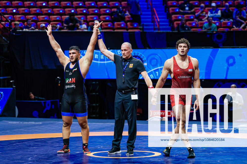 U23 World Championships, 125 kg Freestyle: Abolfazl Mohammad Mohammad Nezhad (IRI) def. Khetag Karsanov (AZE)