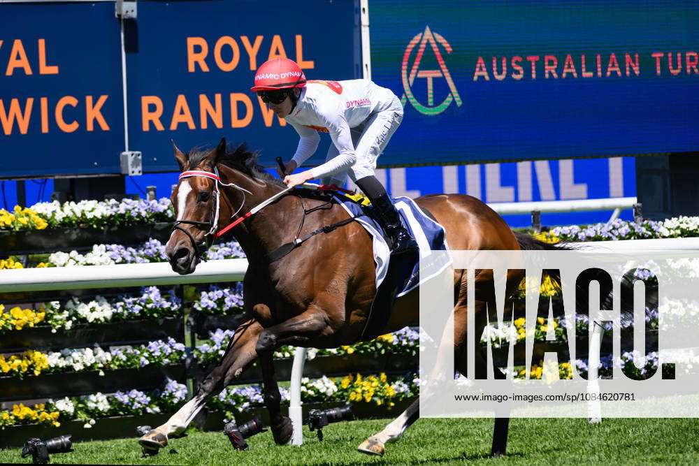 RACING THE EVEREST, Jockey Zac Lloyd rides Its A Knockout to victory in Race 1, the Big Dance Wild Card, during The Everest Day at Royal Randwick Racecourse in Sydney, Saturday, October 17, 2026. ( NO ARCHIVING, SYDNEY NEW SOUTH WALES Australia