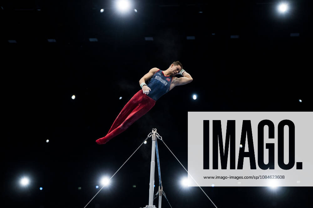 Peder Funderud Skogvang of Norway competes in the men’s qualifying round on the first day of the 2026 Artistic Gymnastics World Championships on October 17, 2026 in Rotterdam. Photo by Joel Marklund, BILDBYRÅN, code JM JM0859. bbeng artistic gymnastics gymnastics world championships bbeng artistic gymnastics gymnastics world championships norway