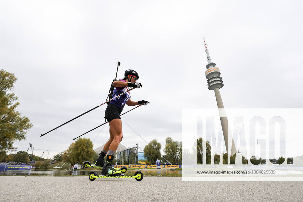 BIATHLON - Loop One Opening Festival MUNICH,GERMANY,17.OCT.26 - BIATHLON - Loop One Opening Festival. Image shows Dunja Zdouc (AUT). GEPAxpictures xThomasxBachun