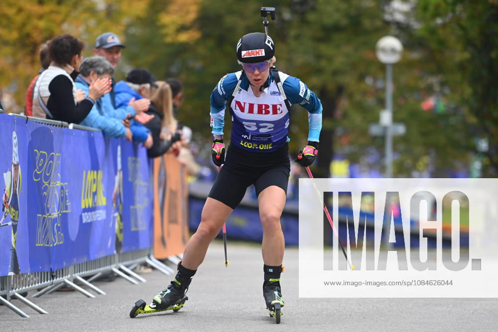 Julia SIMON FRA, Performance, Loop One Biathlon Opening Festival at the Olympic Park in Munich on October 17, 2026