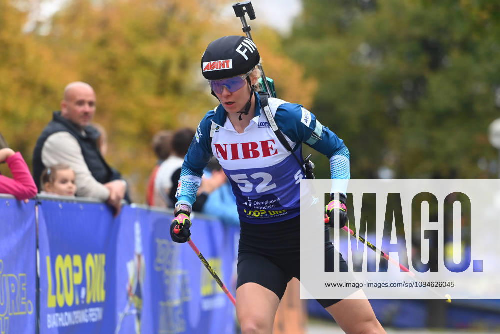 Julia SIMON FRA, Performance, Loop One Biathlon Opening Festival at the Olympic Park in Munich on October 17, 2026