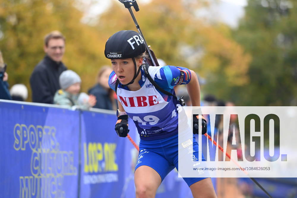 Oceane MICHELON (FRA), Performance, Loop One Biathlon Opening Festival at the Olympic Park in Munich on October 17, 2026