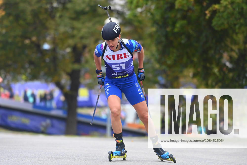 Julia SIMON FRA, Performance, Loop One Biathlon Opening Festival at the Olympic Park in Munich on October 17, 2026