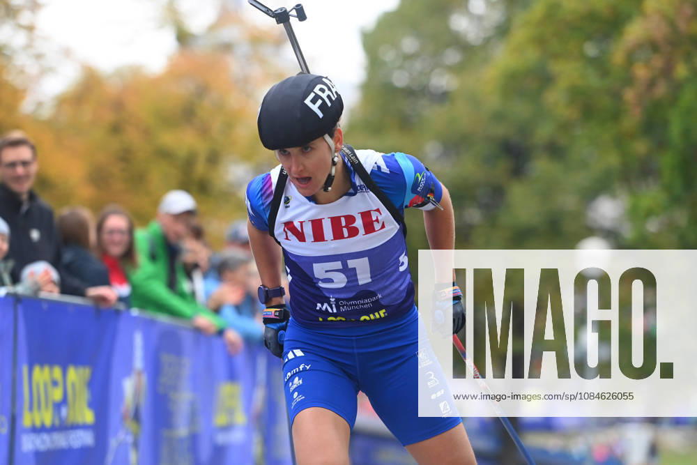 Julia SIMON FRA, Performance, Loop One Biathlon Opening Festival at the Olympic Park in Munich on October 17, 2026
