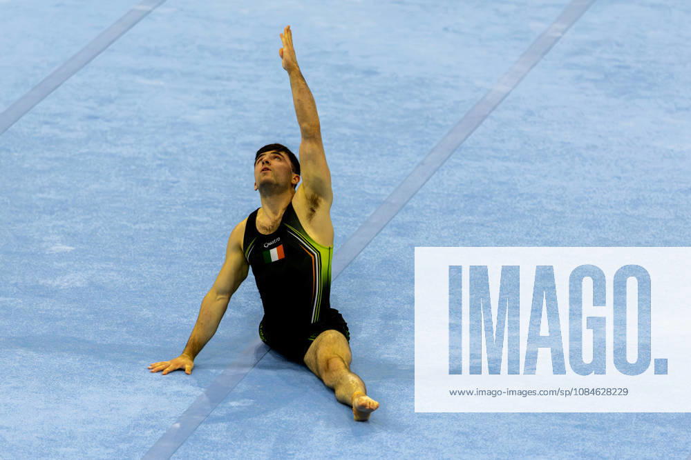 2026-10-17 Eamon Montgomery of Ireland at Artistic Gymnastics World Championships 2026 - Day 1 ROTTERDAM, NETHERLANDS - OCTOBER 17: Eamon Montgomery of Ireland competes during Day 1 of the Artistic Gymnastics World Championships 2026 at Rotterdam Ahoy on October 17, 2026 in Rotterdam, Netherlands. Rotterdam Rotterdam Ahoy Netherlands Content not available for redistribution in The Netherlands directly or indirectly through any third parties.