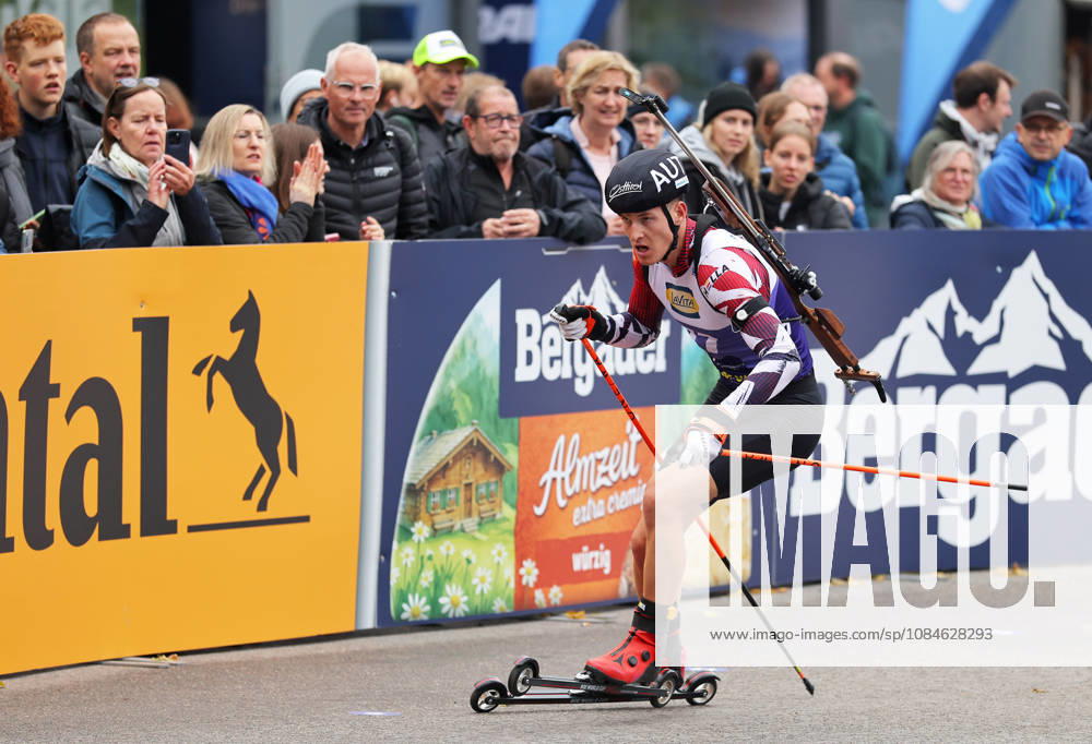 BIATHLON - Loop One Opening Festival MUNICH,GERMANY,17.OCT.26 - BIATHLON - Loop One Opening Festival. Image shows Dominic Unterweger (AUT). GEPAxpictures xThomasxBachun