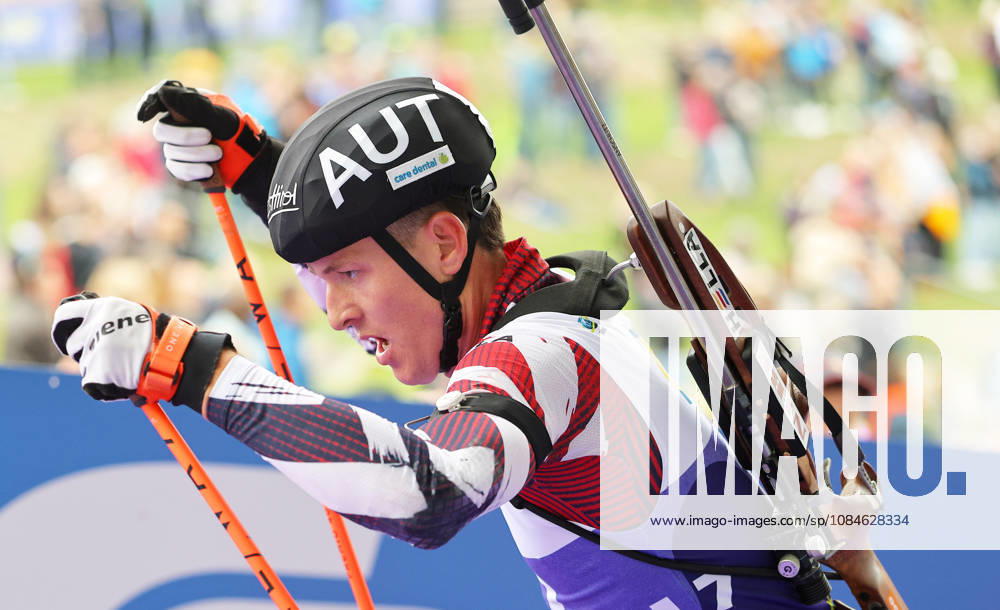 BIATHLON - Loop One Opening Festival MUNICH,GERMANY,17.OCT.26 - BIATHLON - Loop One Opening Festival. Image shows Dominic Unterweger (AUT). GEPAxpictures xThomasxBachun