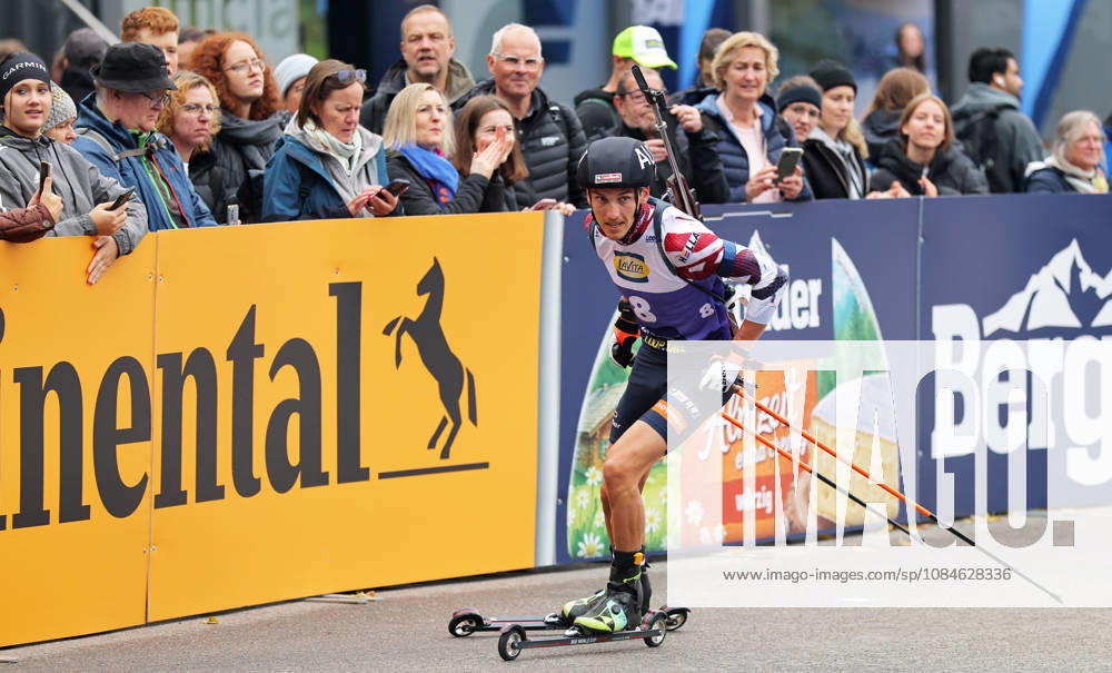 BIATHLON - Loop One Opening Festival MUNICH,GERMANY,17.OCT.26 - BIATHLON - Loop One Opening Festival. Image shows Fredrik Muehlbacher (AUT). GEPAxpictures xThomasxBachun
