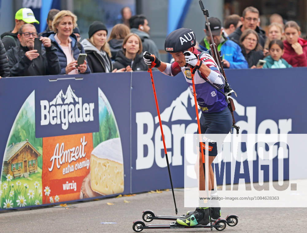 BIATHLON - Loop One Opening Festival MUNICH,GERMANY,17.OCT.26 - BIATHLON - Loop One Opening Festival. Image shows Fredrik Muehlbacher (AUT). GEPAxpictures xThomasxBachun