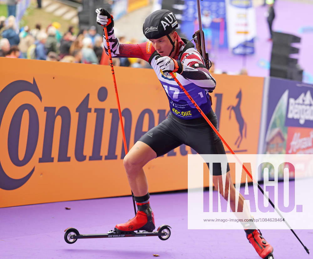BIATHLON - Loop One Opening Festival MUNICH,GERMANY,17.OCT.26 - BIATHLON - Loop One Opening Festival. Image shows Dominic Unterweger (AUT). GEPAxpictures xThomasxBachun