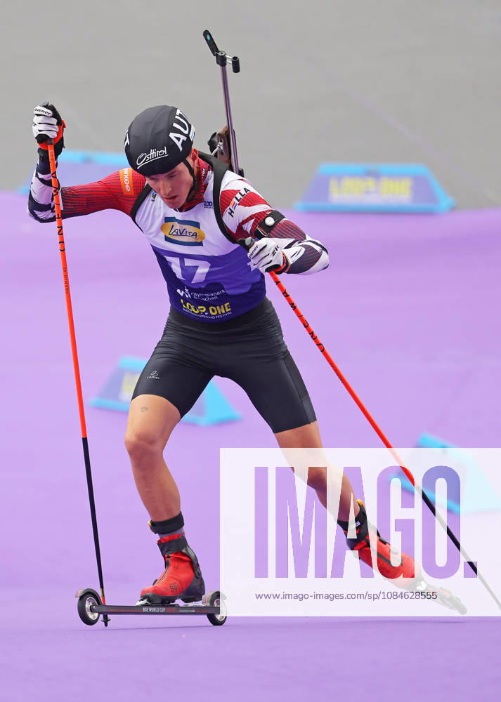 BIATHLON - Loop One Opening Festival MUNICH,GERMANY,17.OCT.26 - BIATHLON - Loop One Opening Festival. Image shows Dominic Unterweger (AUT). GEPAxpictures xThomasxBachun