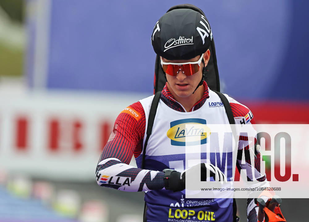 BIATHLON - Loop One Opening Festival MUNICH,GERMANY,17.OCT.26 - BIATHLON - Loop One Opening Festival. Image shows Dominic Unterweger (AUT). GEPAxpictures xThomasxBachun