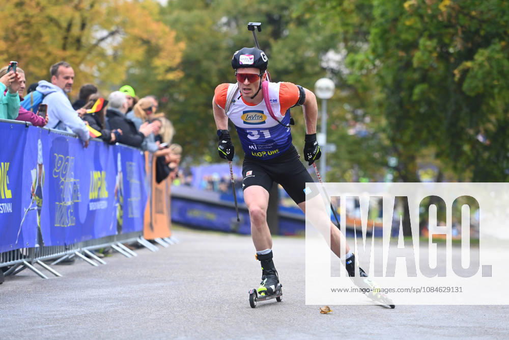 Lucas FRATZSCHER GER, Loop One Biathlon Opening Festival event at the Olympic Park in Munich on October 17, 2026