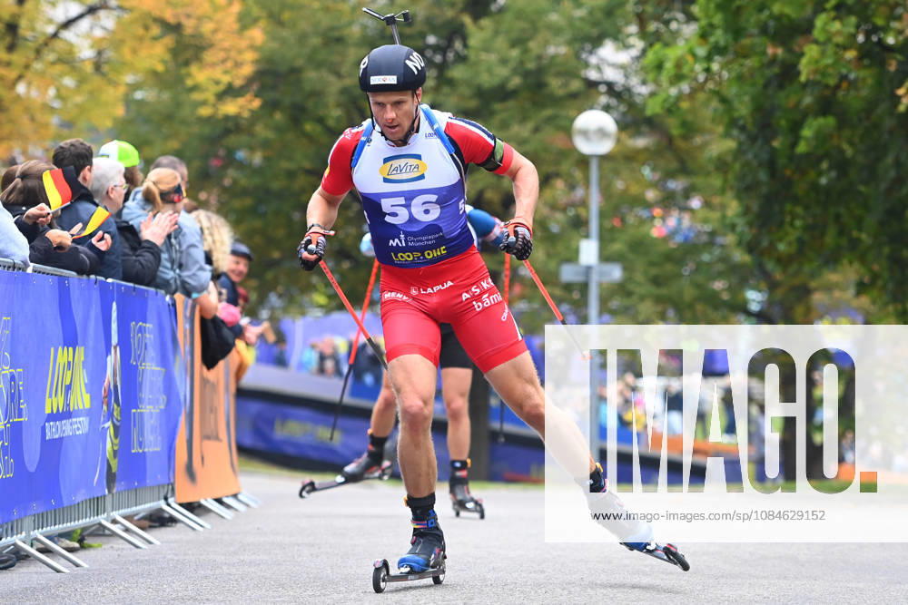 Vetle Sjaastad CHRISTIANSEN NOR, Loop One Biathlon Opening Festival at the Olympic Park in Munich on October 17, 2026