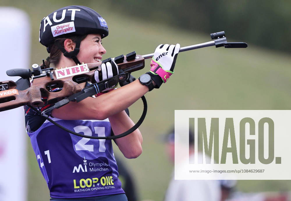 BIATHLON - Loop One Opening Festival MUNICH,GERMANY,17.OCT.26 - BIATHLON - Loop One Opening Festival. Image shows Anna Andexer (AUT). GEPAxpictures xThomasxBachun