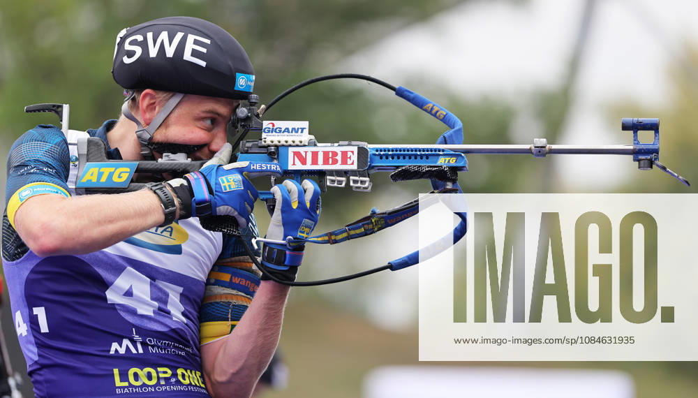 BIATHLON - Loop One Opening Festival MUNICH,GERMANY,17.OCT.26 - BIATHLON - Loop One Opening Festival. Image shows Viktor Brandt (SWE). GEPAxpictures xThomasxBachun