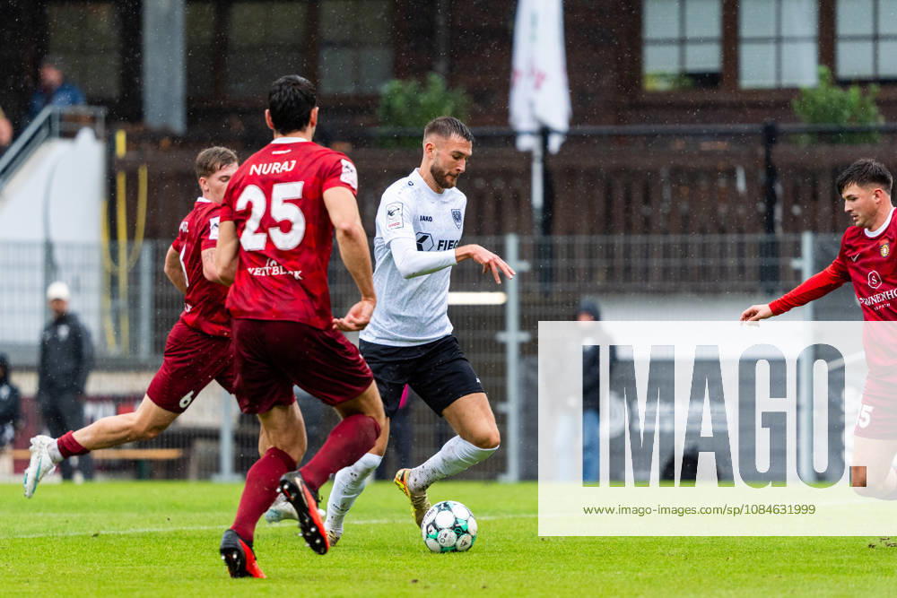 3rd Division: SG Sonnenhof Großaspach vs. SC Preußen Münster, October 17, 2026, Aspach, GERMANY October 17, 2026 Felix Higl of SC Preußen Münster, 33, scores the 1–0 goal for SC Preußen Münster during the match between SG Sonnenhof Großaspach and SC Preußen Münster on Matchday 10 of the 3. Liga at the WIRmachenDRUCK Arena