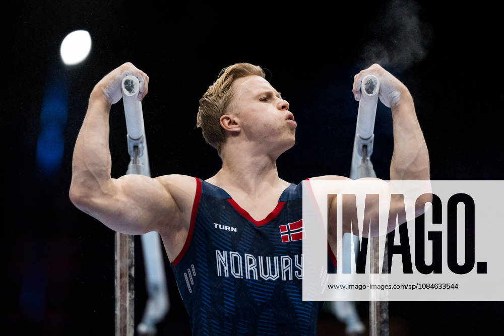 Theodor Roald Gadderud of Norway competes in the men’s qualifying round on the first day of the 2026 Artistic Gymnastics World Championships on October 17, 2026 in Rotterdam. Photo by Joel Marklund, BILDBYRÅN, code JM JM0859. bbeng artistic gymnastics gymnastics world championships bbeng artistic gymnastics gymnastics world championships Norway