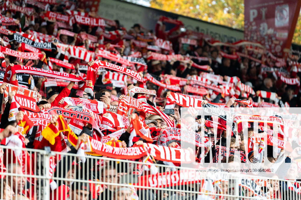 Germany 1 Bundesliga 2026–2027: Union Berlin vs. Borussia Dortmund, Matchday 6, October 17, 2026, Stadion an der Alten Försterei, Berlin—Fans, Spectators, Atmosphere, Scarves