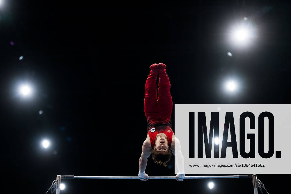 Savelii Sieedin of Russia competes in the men’s qualifying round on the first day of the 2026 Artistic Gymnastics World Championships on October 17, 2026 in Rotterdam. Photo by Joel Marklund, BILDBYRÅN. Code: JM JM0859 bbeng artistic gymnastics gymnastics world championships bbeng artistic gymnastics gymnastics world championships Russia