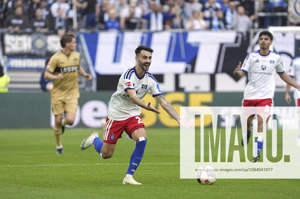 Photo: Fabio Daniel VIEIRA of HSV reacts after referee Robert Hartmann calls offside. Bundesliga, Matchday 6, Sat, Oct 17, 2026: Hamburger SV vs. VfB Stuttgart