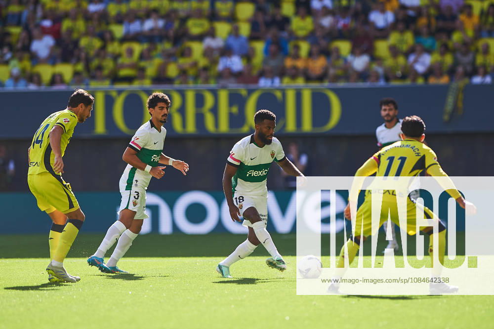 Thomas Lemar of Elche CF during the LaLiga EA Sports match between Villarreal CF and Elche CF at Estadio de la Cerámica on October 17, 2026, in Villarreal, Spain