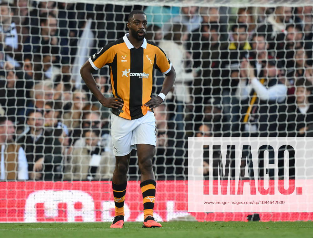 Fulham v Hull City Premier League Hull City s Semi Ajayi shows dejection as his side concede their first goal during the Premier League match at Craven Cottage, London 17 10 2026 UK Newspapers OUT