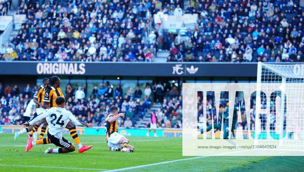 Hull City goalkeeper Konstantinos Tzolakis saves from Josh King of Fulham Fulham v Hull City, Premier League, Football, Craven Cottage, London, UK - 17 Oct 2026London Craven Cottage United Kingdom