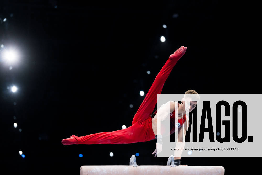 Sergei Naidin of Russia competes in the men’s qualifying round on the first day of the 2026 Artistic Gymnastics World Championships on October 17, 2026 in Rotterdam. Photo by Joel Marklund, BILDBYRÅN, code JM JM0859. bbeng artistic gymnastics gymnastics world championships bbeng artistic gymnastics gymnastics world championships Russia