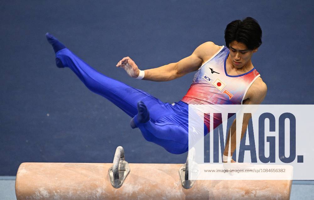 Netherlands Artistic Gymnastics World Championships Qualifiers 9266796 17.10.2026 Japan s Daiki Hashimoto competes on the pommel horse during the men s qualification of the 2026 World Artistic Gymnastics Championships in Rotterdam, the Netherlands. Alexey Filippov Sputnik Rotterdam Netherlands